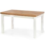 Rozkladací stôl Tiago 140/220x80cm Płyta/Drevo – Dub Lancelot/Biely