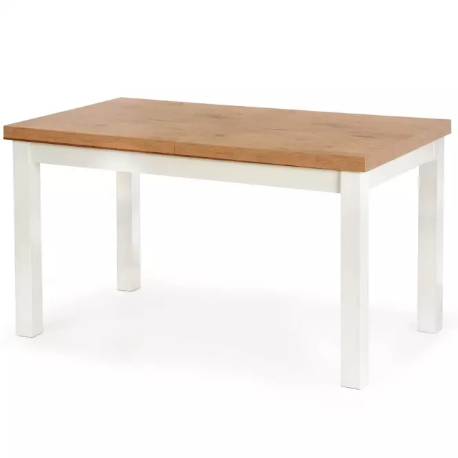 Rozkladací stôl Tiago 140/220x80cm Płyta/Drevo – Dub Lancelot/Biely