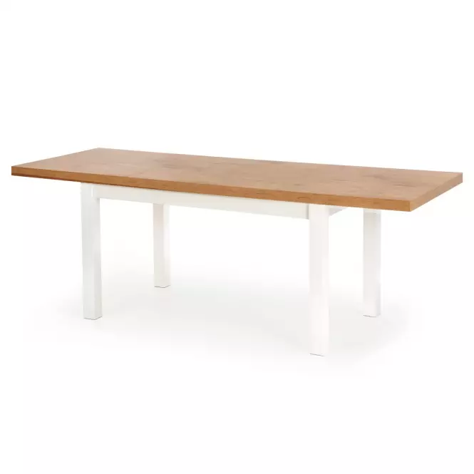 Rozkladací stôl Tiago 140/220x80cm Płyta/Drevo – Dub Lancelot/Biely
