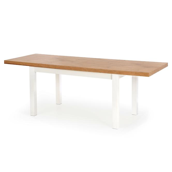 Rozkladací stôl Tiago 140/220x80cm Płyta/Drevo – Dub Lancelot/Biely