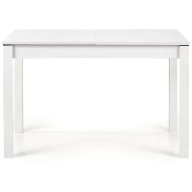 Rozkladací stôl Maurycy 118/158x75cm doska/ABS/MDF – Biely