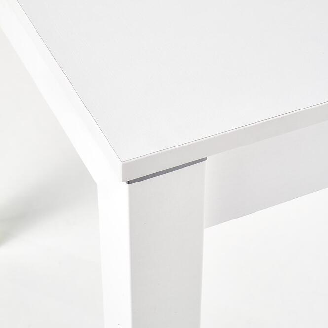 Rozkladací stôl Maurycy 118/158x75cm doska/ABS/MDF – Biely