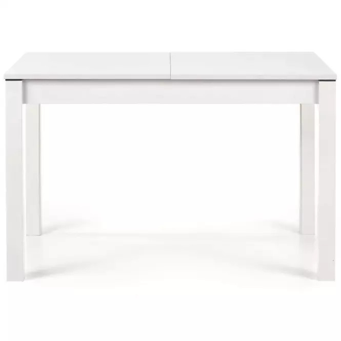 Rozkladací stôl Maurycy 118/158x75cm Płyta/Abs/Mdf – Biely
