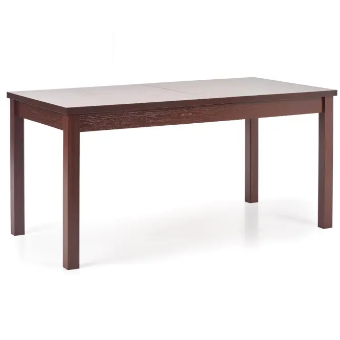 Rozkladací stôl Maurycy 118/158x75cm doska/ABS/MDF – Tmavé Orech,2