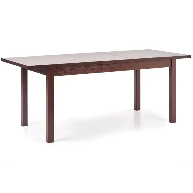 Rozkladací stôl Maurycy 118/158x75cm doska/ABS/MDF – Tmavé Orech