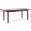 Rozkladací stôl Maurycy 118/158x75cm doska/ABS/MDF – Tmavé Orech,4