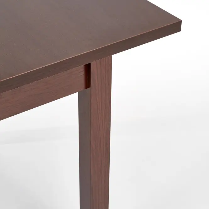 Rozkladací stôl Maurycy 118/158x75cm doska/ABS/MDF – Tmavé Orech