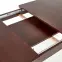 Rozkladací stôl Maurycy 118/158x75cm doska/ABS/MDF – Tmavé Orech,7