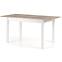 Rozkladací stôl Maurycy 118/158x75cm doska/ABS/MDF– Dub Sonoma/Biely,2