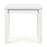 Rozkladací stôl Gracjan 80/160x80cm doska/Abs/MDF – Biely