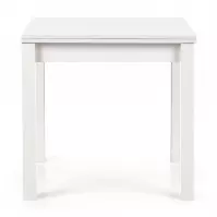 Rozkladací stôl Gracjan 80/160x80cm Płyta/Abs/Mdf – Biely