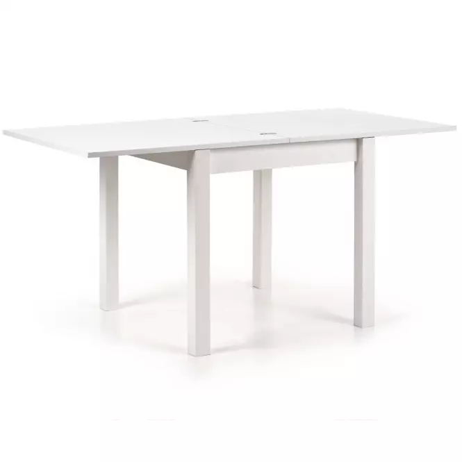 Rozkladací stôl Gracjan 80/160x80cm Płyta/Abs/Mdf – Biely