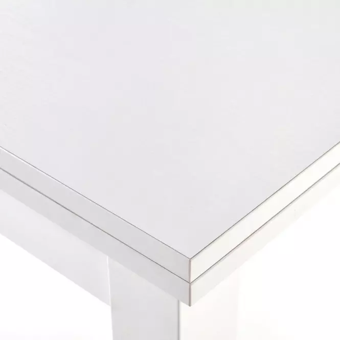 Rozkladací stôl Gracjan 80/160x80cm Płyta/Abs/Mdf – Biely