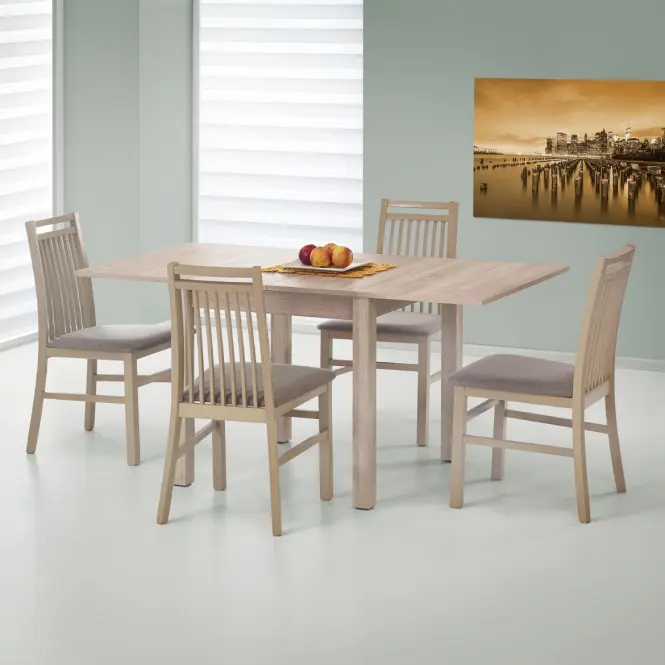 Rozkladací stôl Gracjan 80/160x80cm doska/Abs/MDF – Dub Sonoma,8