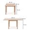 Rozkladací stôl Gracjan 80/160x80cm Płyta/Abs/Mdf – Dub Sonoma,6