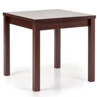 Rozkladací stôl Gracjan 80/160x80cm doska/Abs/MDF – tmavý orech