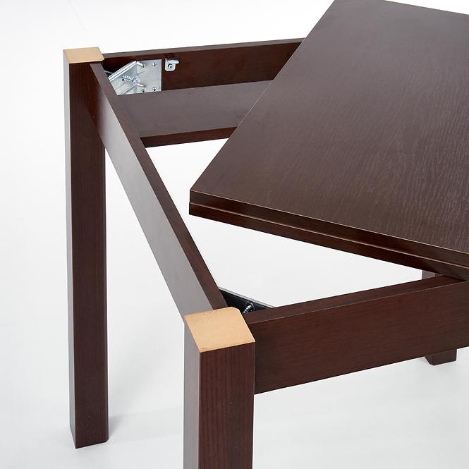 Rozkladací stôl Gracjan 80/160x80cm Płyta/Abs/Mdf – Tmavé Orech