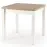 Rozkladací stôl Gracjan 80/160x80cm doska/ABS/MDF– Dub Sonoma/Biely