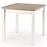 Rozkladací stôl Gracjan 80/160x80cm doska/ABS/MDF– Dub Sonoma/Biely
