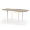 Rozkladací stôl Gracjan 80/160x80cm doska/ABS/MDF– Dub Sonoma/Biely,2