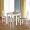 Rozkladací stôl Gracjan 80/160x80cm doska/ABS/MDF– Dub Sonoma/Biely,5