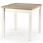 Rozkladací stôl Gracjan 80/160x80cm Płyta/Abs/Mdf – Dub Sonoma/Biely