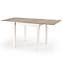 Rozkladací stôl Gracjan 80/160x80cm Płyta/Abs/Mdf – Dub Sonoma/Biely,2