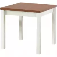 Rozkladací stôl Gracjan 80/160x80cm Płyta/Abs/Mdf – Olcha/Biely