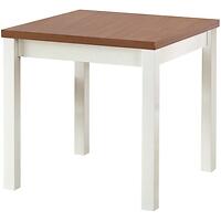 Rozkladací stôl Gracjan 80/160x80cm Płyta/Abs/Mdf – Olcha/Biely