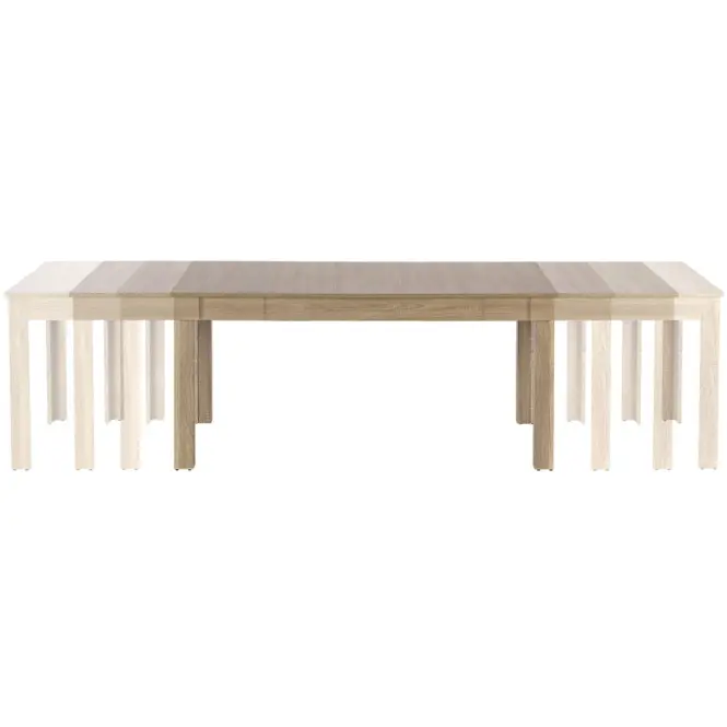 Rozkladací stôl Seweryn 160/298x90cm doska/ABS/MDF – Dub Sonoma,3
