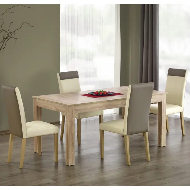 Rozkladací stôl Seweryn 160/298x90cm doska/ABS/MDF – Dub Sonoma