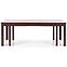 Rozkladací stôl Seweryn 160/298x90cm Płyta/Abs/Mdf – Tmavé Orech,4