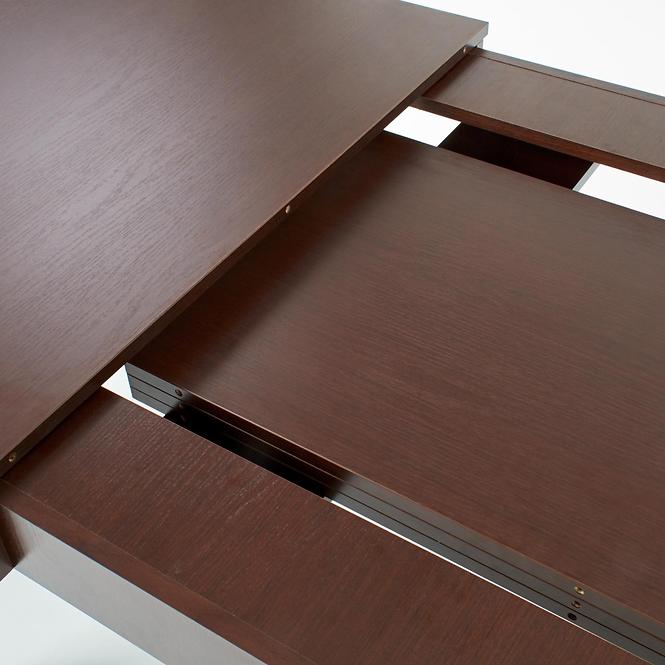 Rozkladací stôl Seweryn 160/298x90cm Płyta/Abs/Mdf – Tmavé Orech