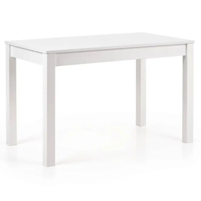 Stôl Ksawery 120x68 doska/Abs/MDF – Biely