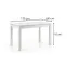 Stôl Ksawery 120x68 doska/Abs/MDF – Biely,2