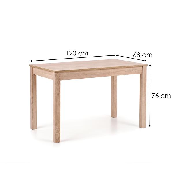 Stôl Ksawery 120x68 Płyta/Abs/Mdf – Dub Sonoma