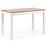 Stôl Ksawery 120x68 doska/Abs/MDF – Dub Sonoma/Biely