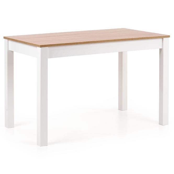 Stôl Ksawery 120x68 Płyta/Abs/Mdf – Dub Sonoma/Biely