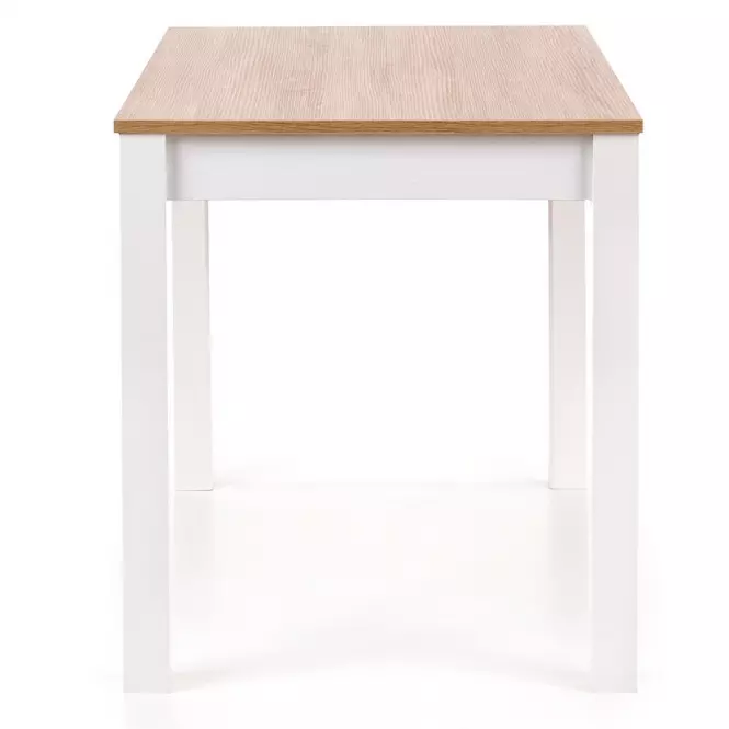 Stôl Ksawery 120x68 Płyta/Abs/Mdf – Dub Sonoma/Biely