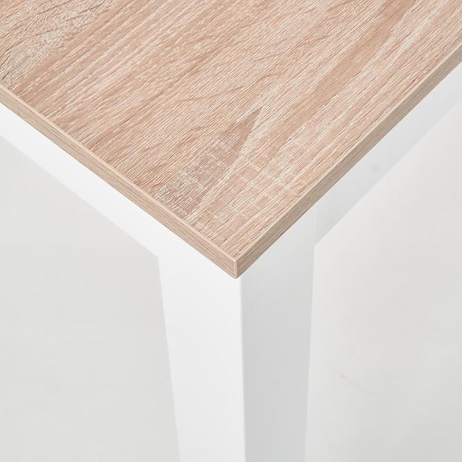 Stôl Ksawery 120x68 Płyta/Abs/Mdf – Dub Sonoma/Biely