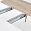 Rozkladací stôl Edward 120/200x100cm Mdf/Oceľ – Biely/Dub San Remo,8