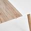 Rozkladací stôl Edward 120/200x100cm Mdf/Oceľ – Biely/Dub San Remo,9