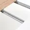 Rozkladací stôl Caliber 160/200x90cm Biely Mat/Dub San Remo/Naturalny,5
