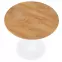 Stôl Sting 80 Mdf/Oceľ – Dub Zlatá/Biely,3