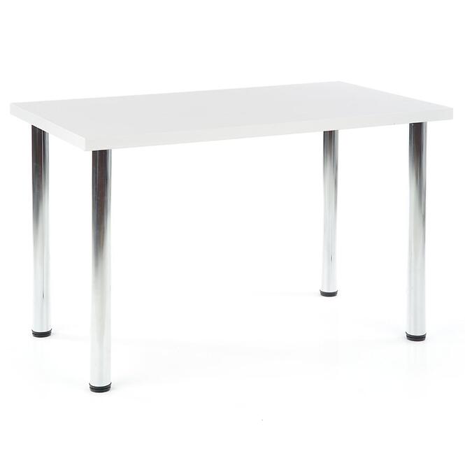 Stôl Modex B) 120x68 doska/oceľ – Biely Mat