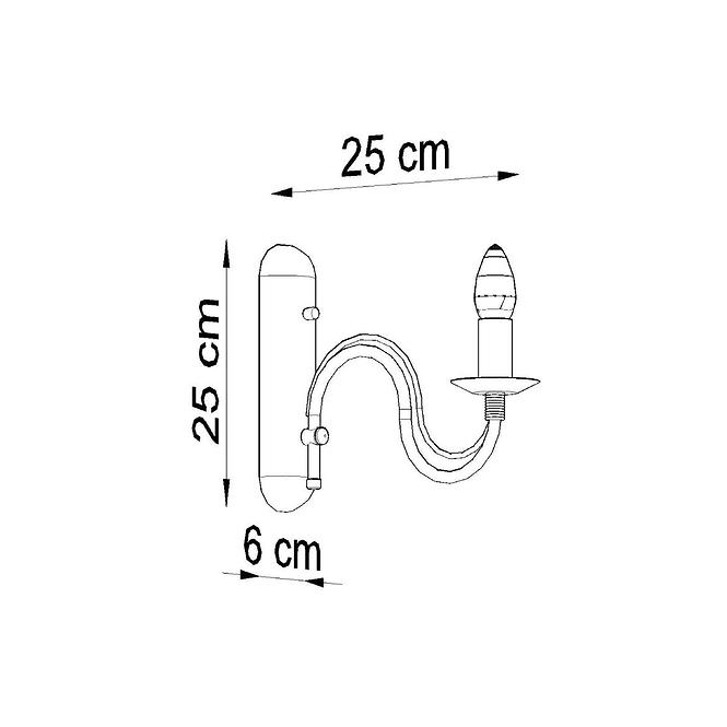 Nástenné svietidlo Minerwa A-0216 biely