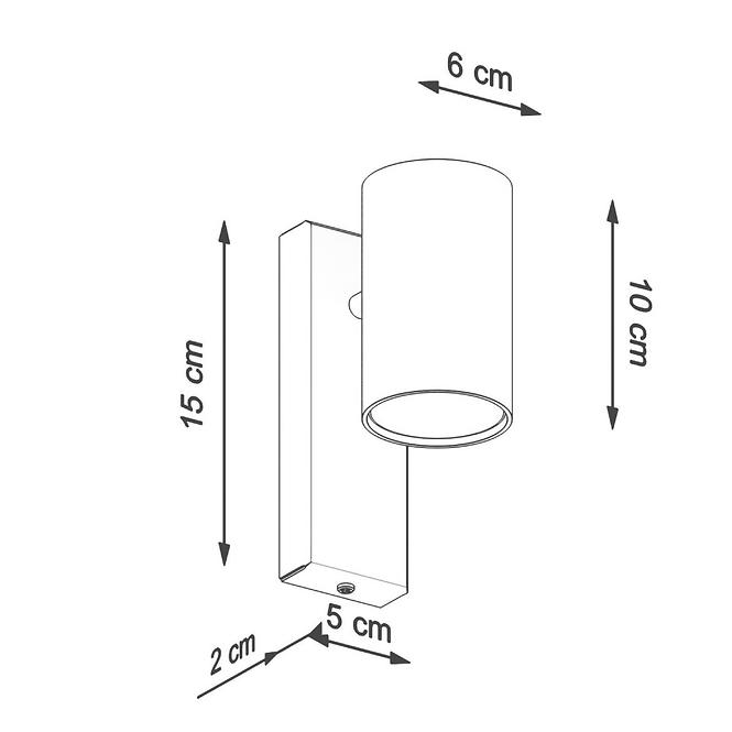 Nástenné svietidlo Utti A-1076 biely,4