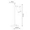 Stolná lampa Oregon A-1090 biely,4