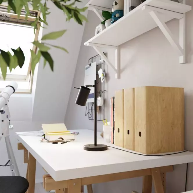 Stolná lampa Oregon A-1091 čierna