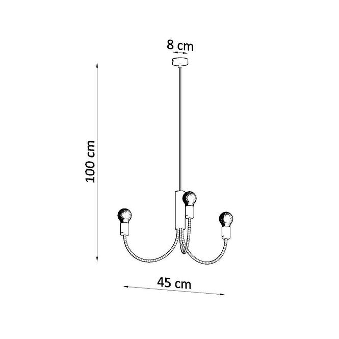 Luster Piccolo 3 A-0856 čierna